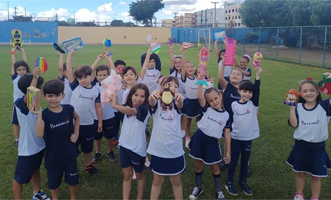 Solidariedade na turminha do 1� ano!