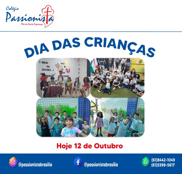 12/10 - Dia das Crianas e Dia de Nossa Senhora Aparecida Me da Santa Esperana