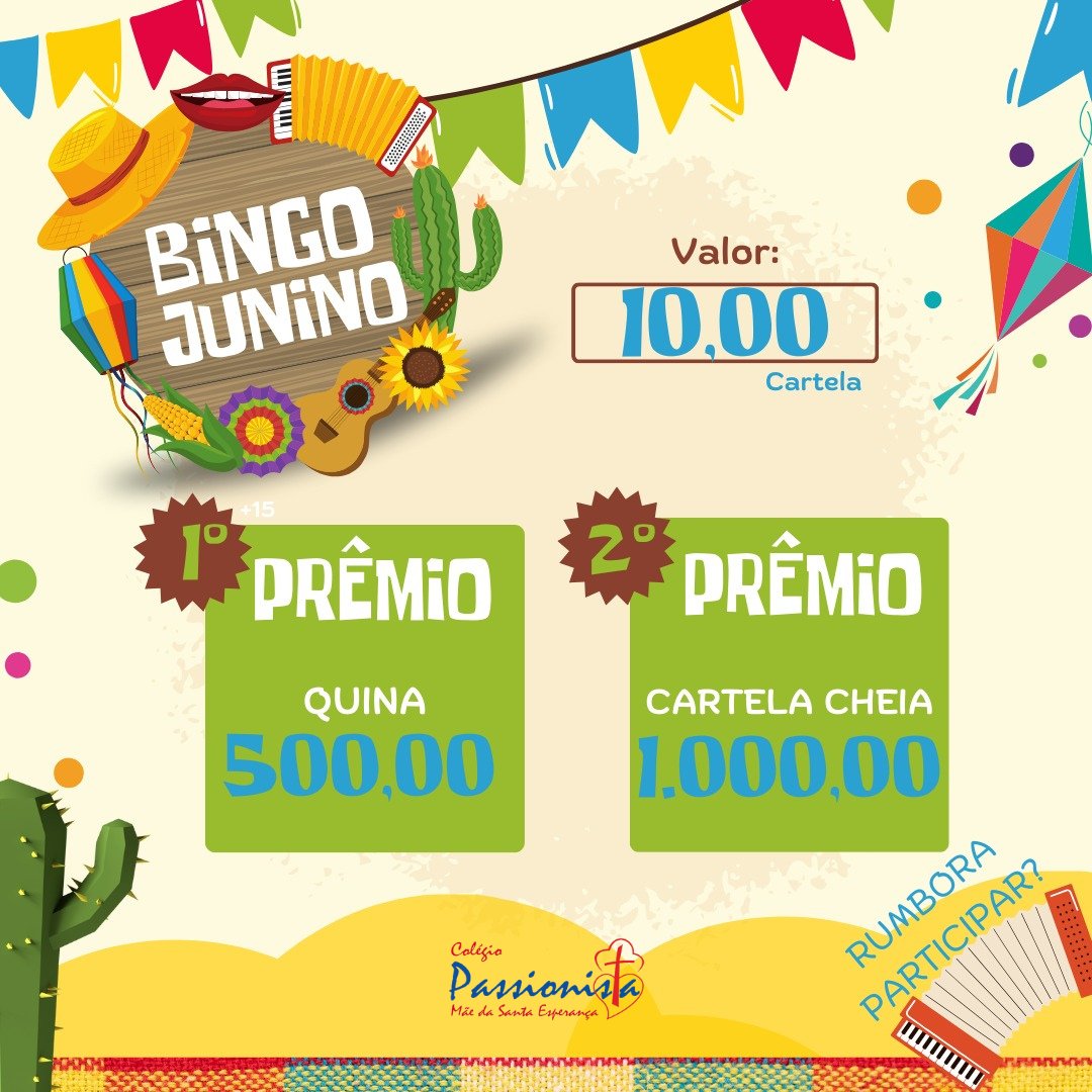 Bingo Junino Me da Santa Esperana