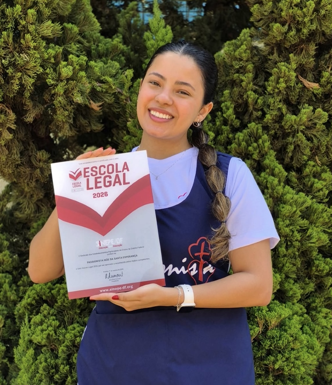 Escola legal 2026! Me da Santa Esperana