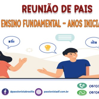 Reunio de Pais Fundamental - Me da Santa Esperana