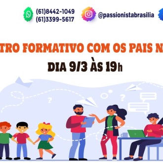 09/03 - Encontro formativo de pais - Me da Santa Esperana