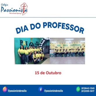 15/10 - Dia do Professor - Me da Santa Esperana