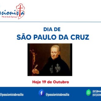 19/10 - Dia de So Paulo da Cruz - Me da Santa Esperana