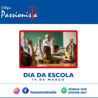 15/03 - Dia da Escola - Me da Santa Esperana