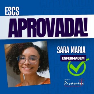 Aprovada na ESCS!  - Me da Santa Esperana