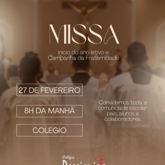 Missa dia 27/02 - Me da Santa Esperana