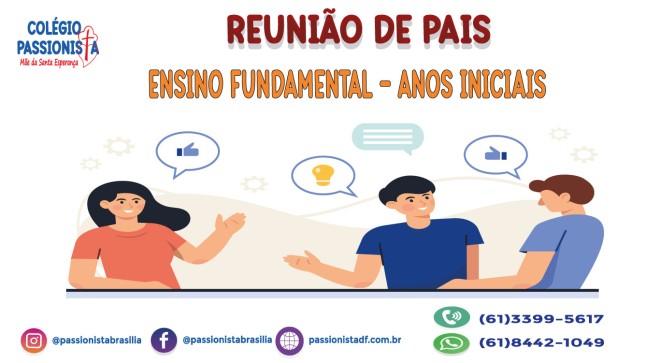 Reunio de Pais Fundamental - Me da Santa Esperana