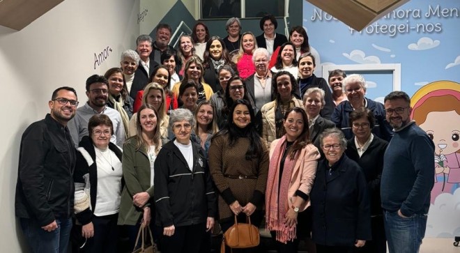 Encontro dos diretores e coordenadores das escolas Passionistas - Me da Santa Esperana